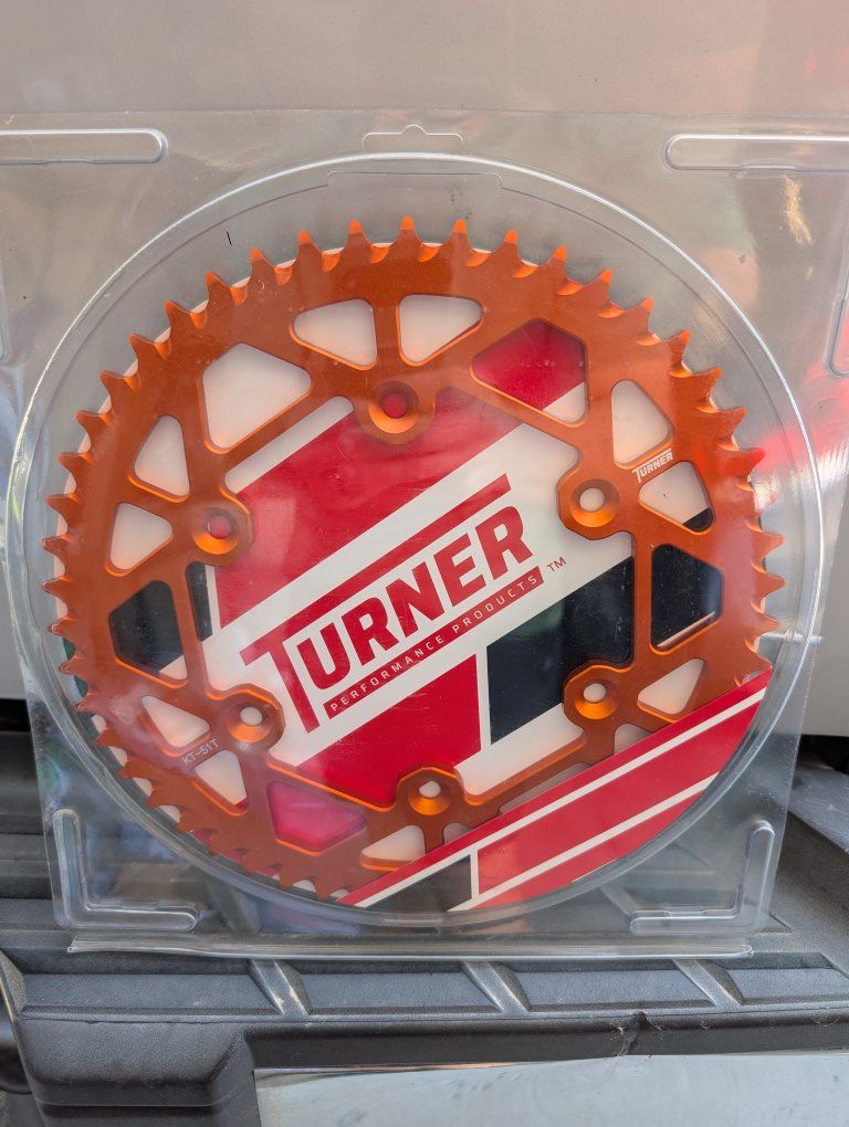 New Turner Performance Billet Aluminum Rear Sprocket for KTM Bikes