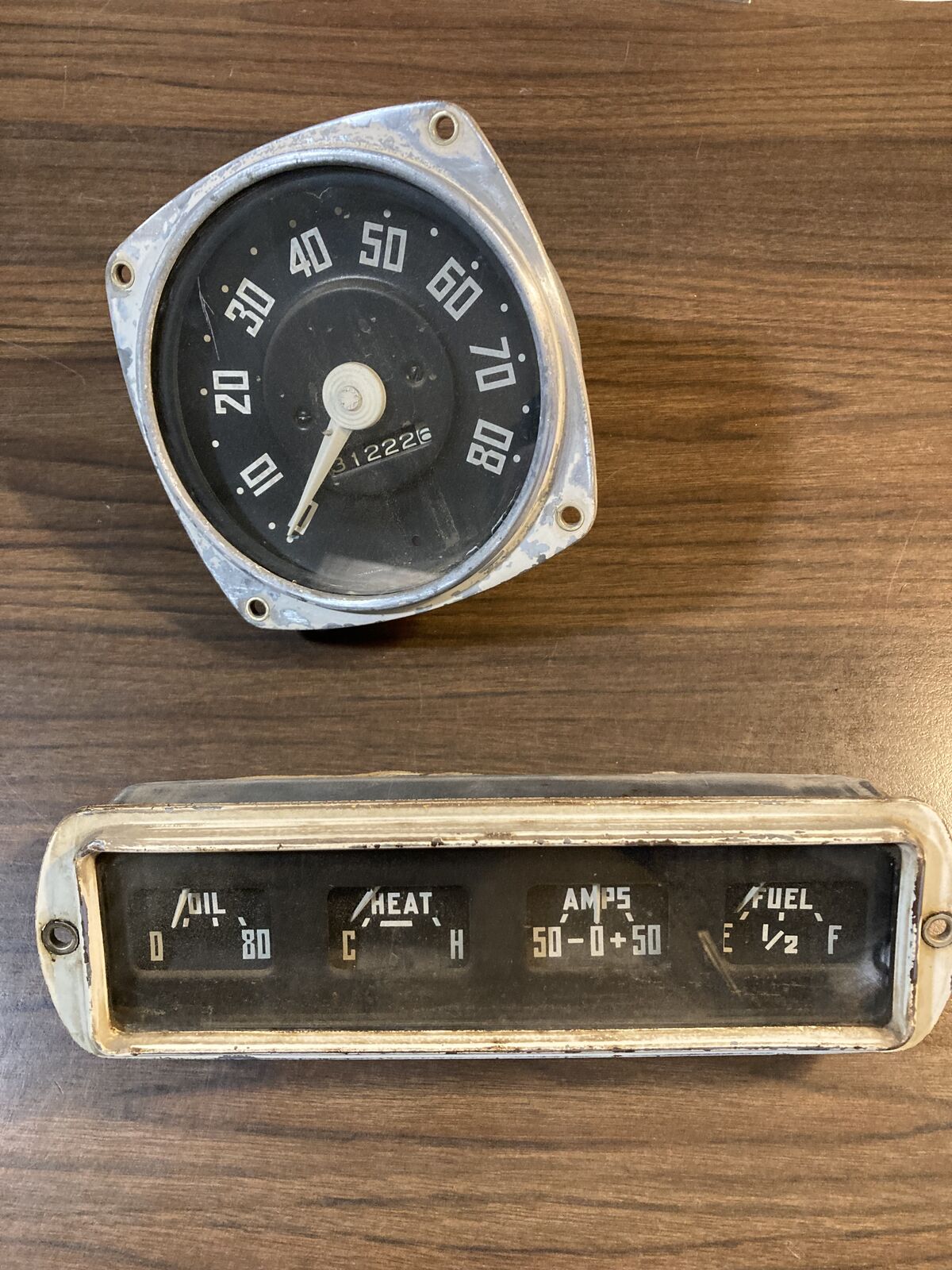 Willys Jeep Wagon/Truck Original Gauges? - Year Unknown? Vintage