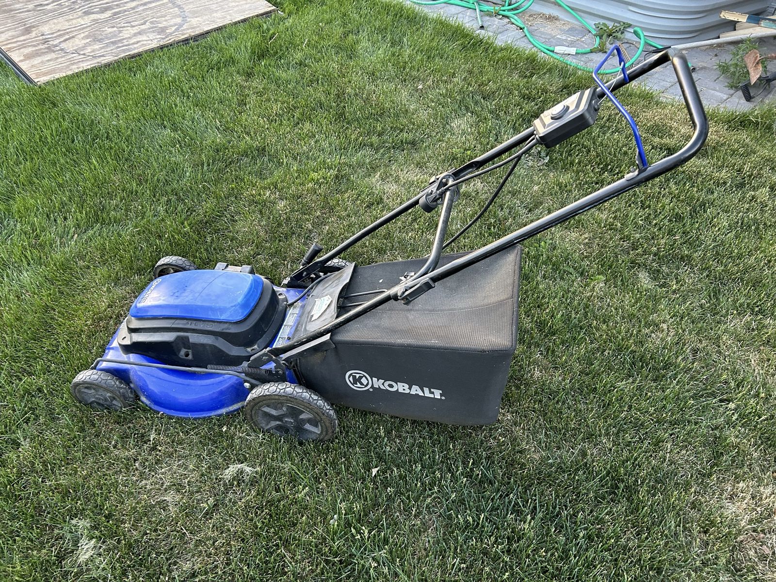 Kobalt 21" Electric Corded Push Lawn Mower with Bag - Used, Very Good Condition