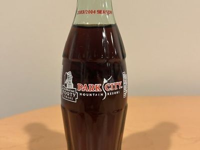 Park City Utah Coke Bottle