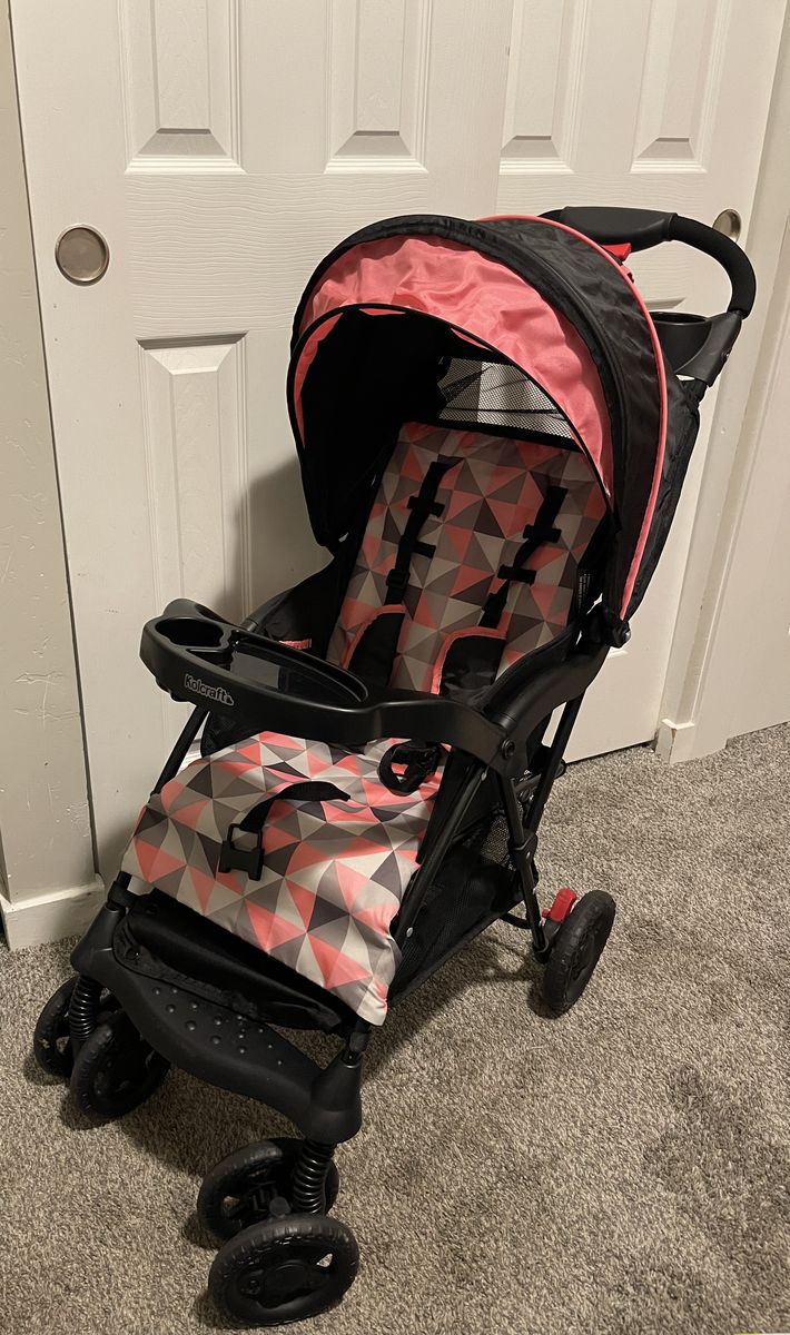 Kolocraft Pink Stroller with Umbrella