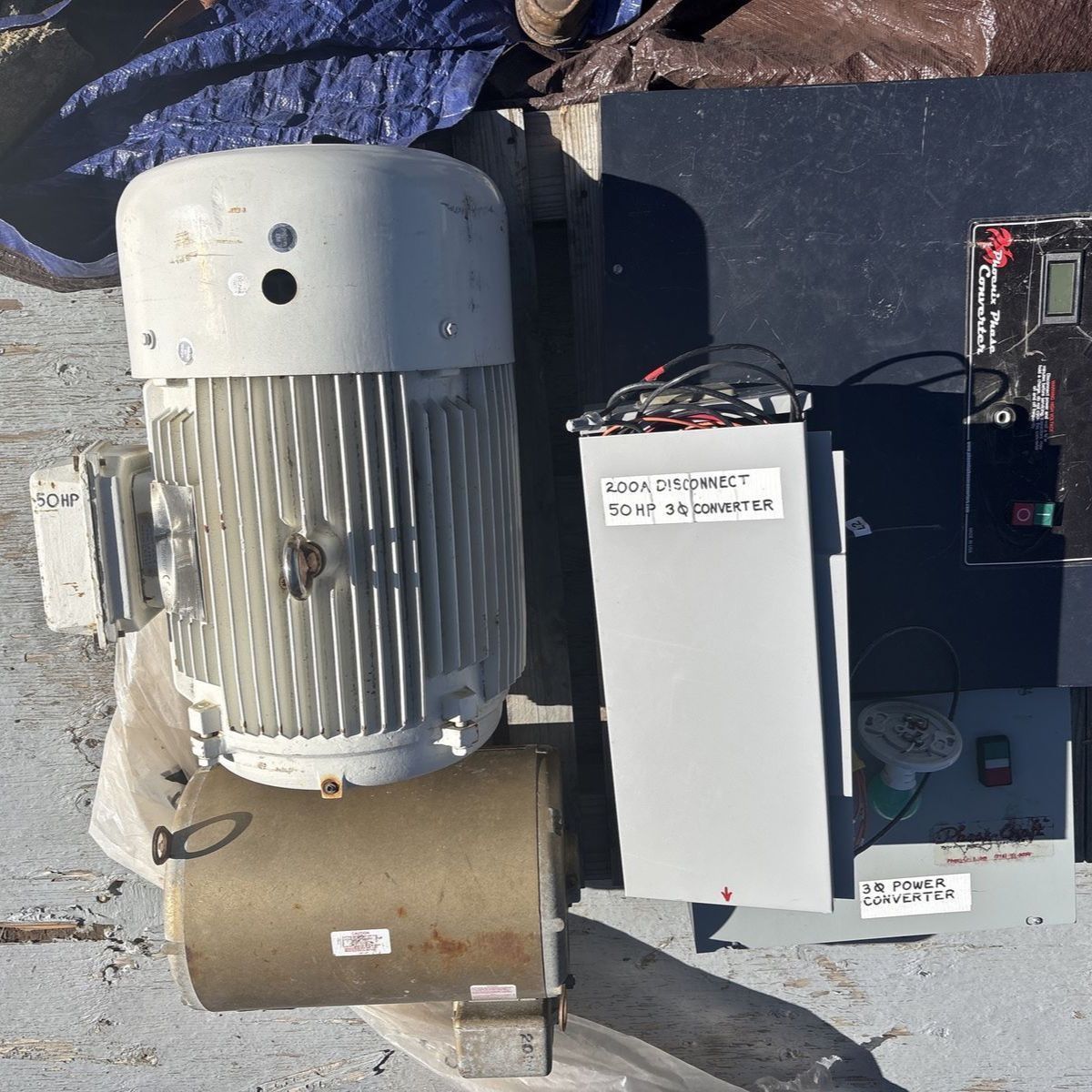 50 HP Rotary Phase Converters