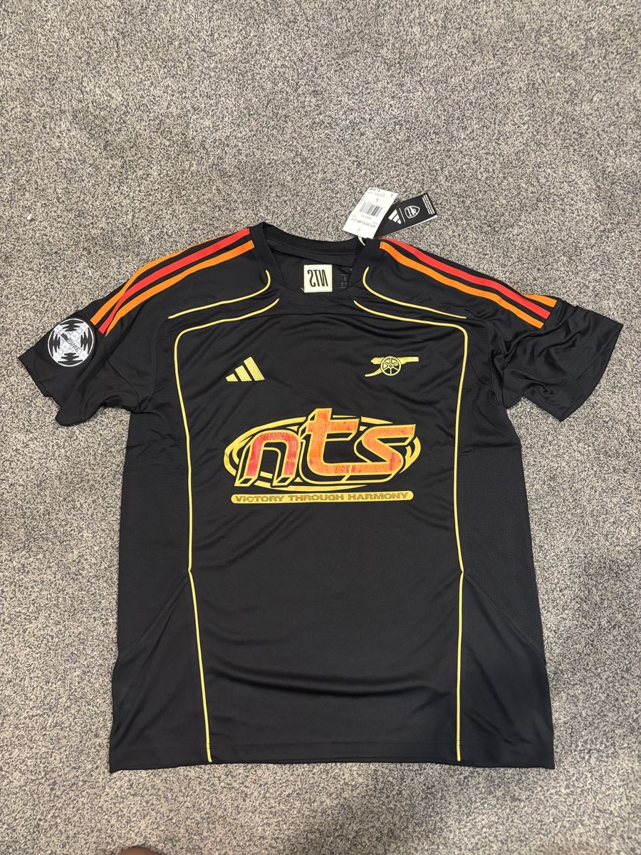 Adidas Arsenal FC x NTS UBP Jersey Black Yellow JL8052 Men’s Large BNWT