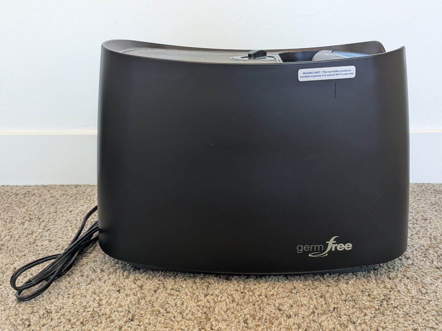 Honeywell HWM-340B Easy-to-Care Cool Moisture Humidifier Germ Free Black