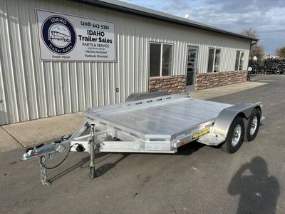 2027 Aluma 7812TA-R 77.5'x12' Tandem Axle Aluminum Car Trailer 7K