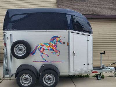 2024 One horse trailer with tack room