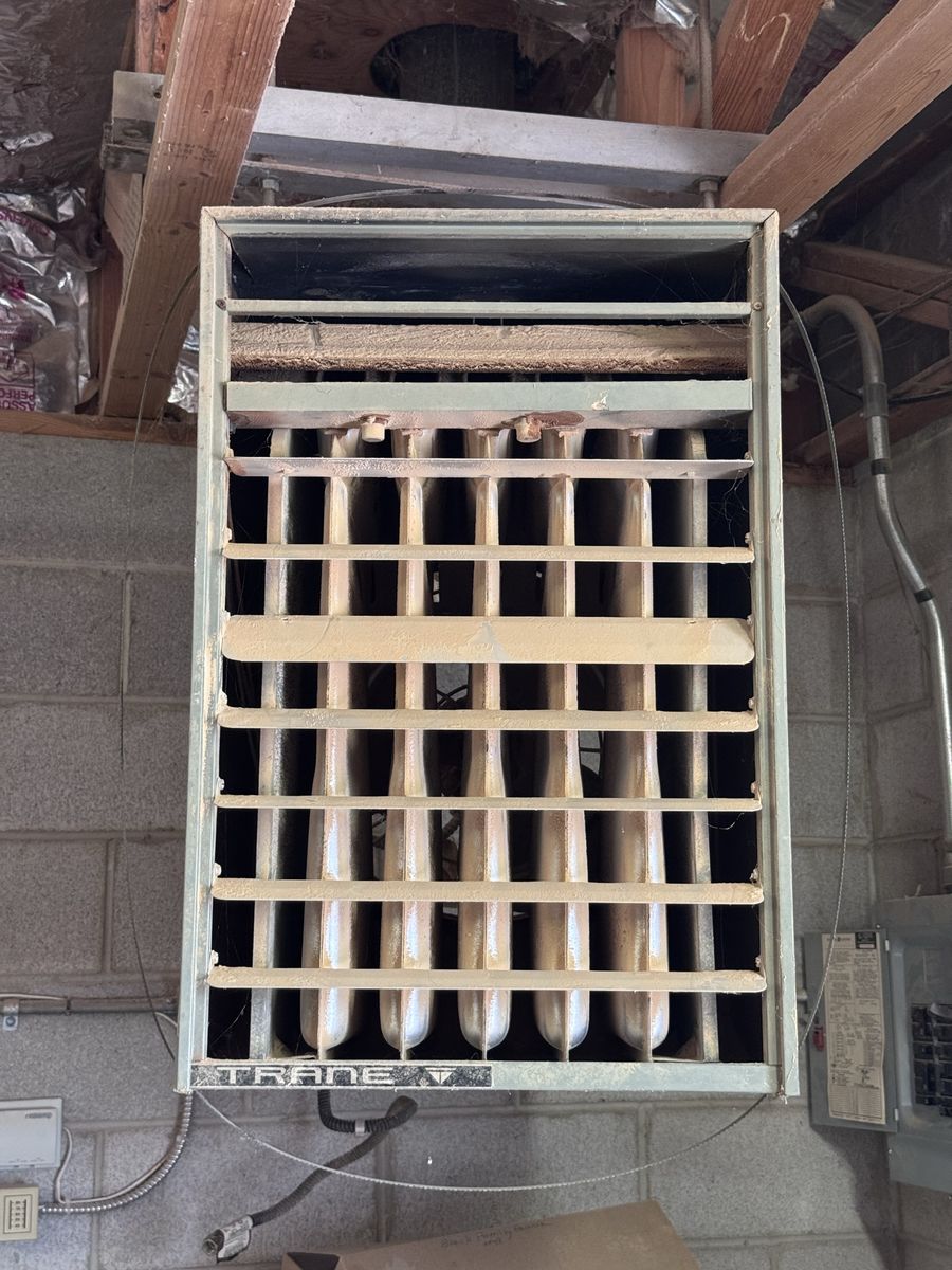 Trane Vintage Natural Gas Ceiling Suspended Shop Unit Heater