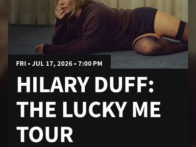 Hilary Duff: The Lucky Me Tour Ticket - Utah First Credit Union Amphitheatre - July 17, 2026