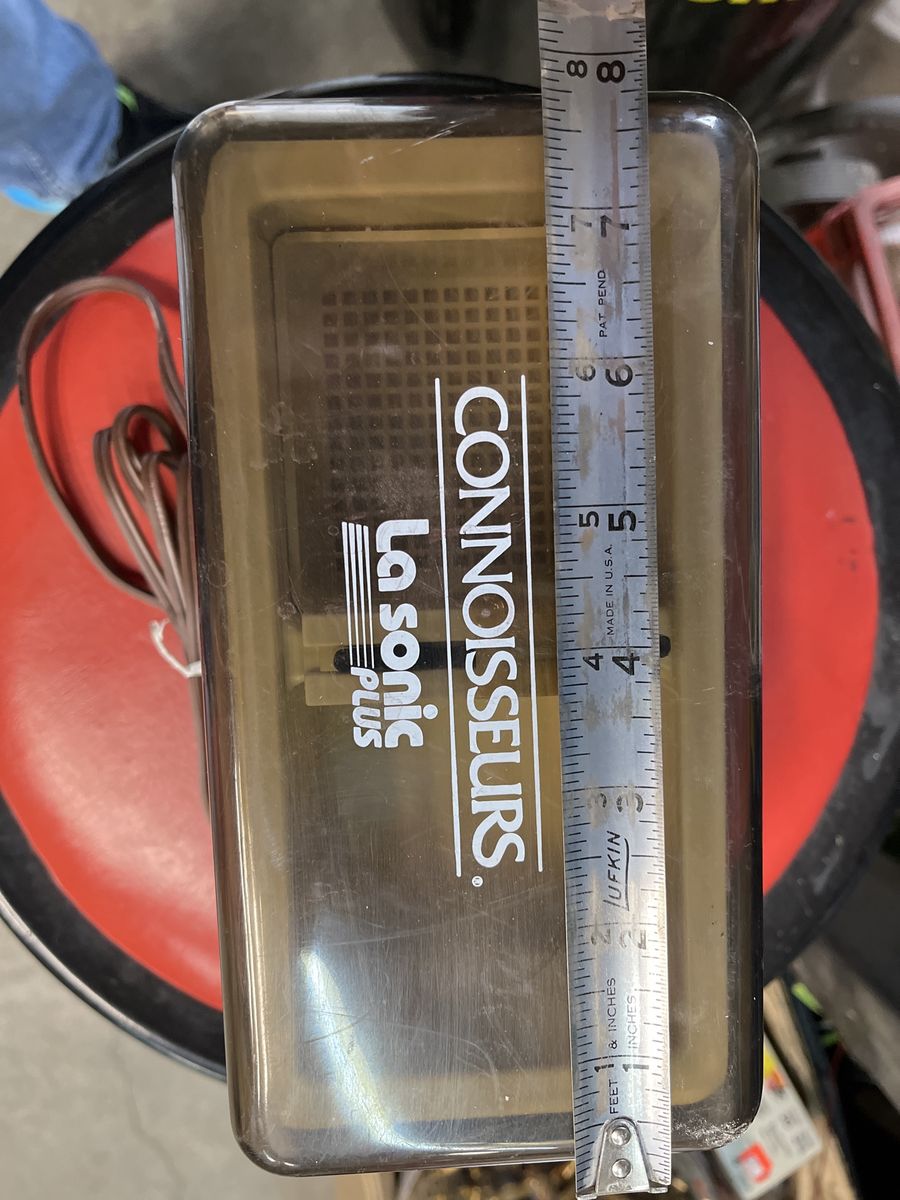 Small Parts Ultrasonic Cleaner.