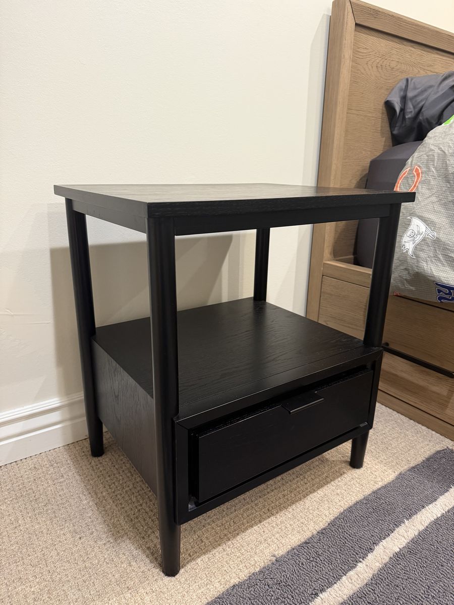 Crate & kids Black Night Stand
