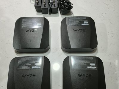 Wyze Mesh Router 4-Pack System with Power Adapters