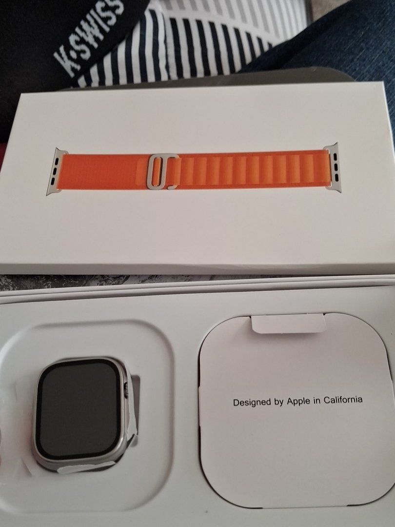 Apple Watch Ultra 2 49mm GPS + Cellular Titanium with Orange Alpine Loop Band