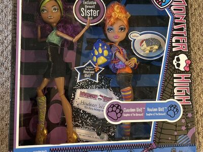 Monster High Wolf Sisters Pack NEW