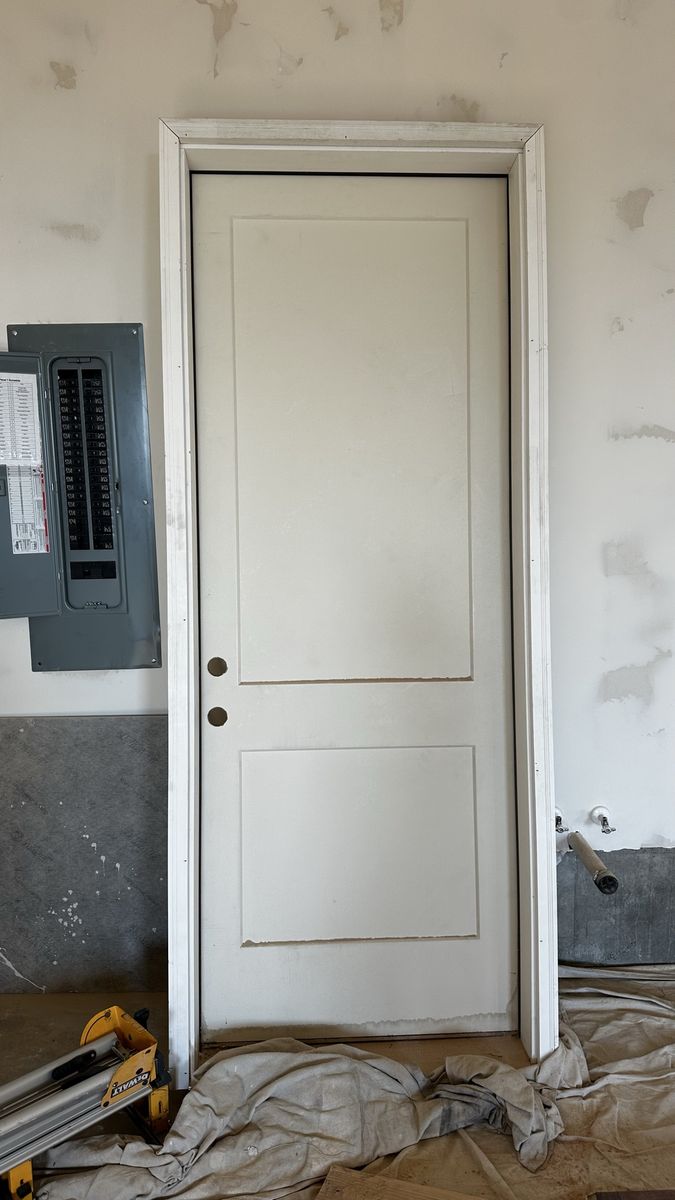 Exterior garage 8 foot door