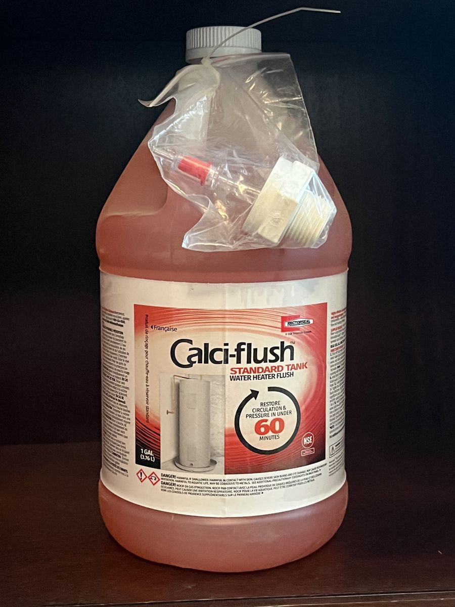 Calci-flush Tank Water Heater restoration