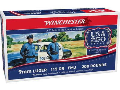Winchester 9MM FMJ 115GR- 1000 Rounds