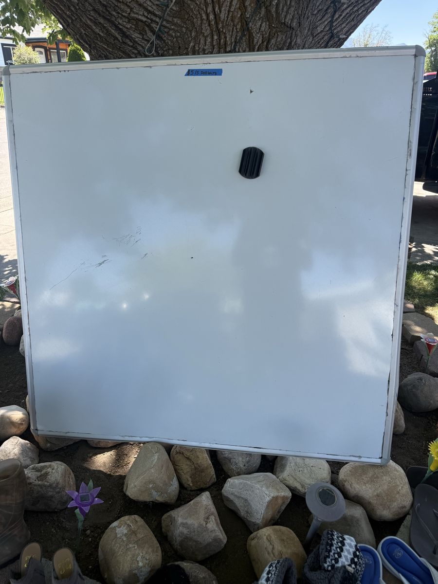 Large Whiteboard with Silver Frame