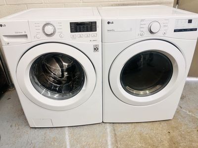 LG stackable washer and electric dryer