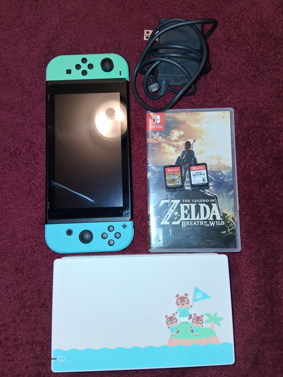 Nintendo Switch Animal Crossing Edition +2 Games