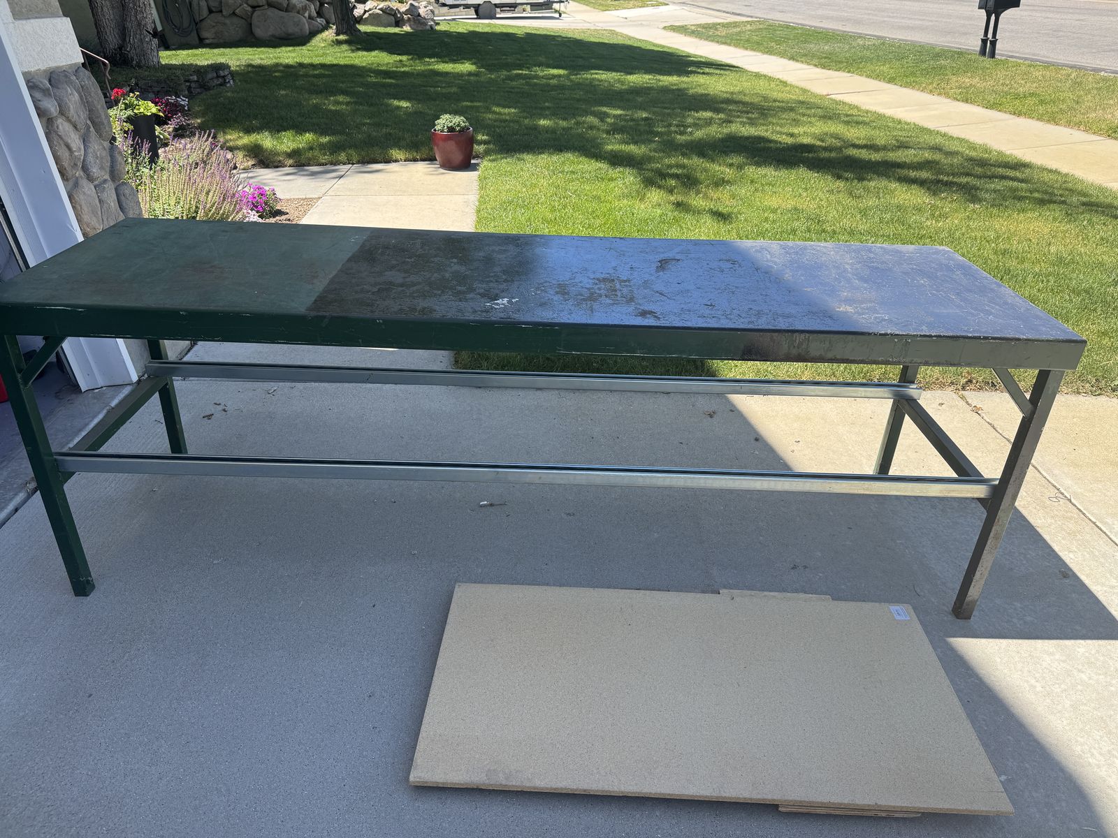 tool bench, steel, large
