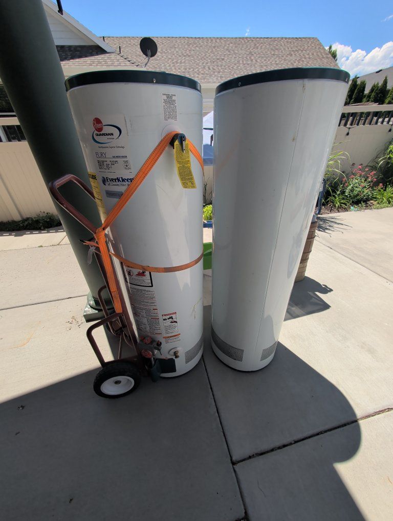 Rheem Water heaters for free.