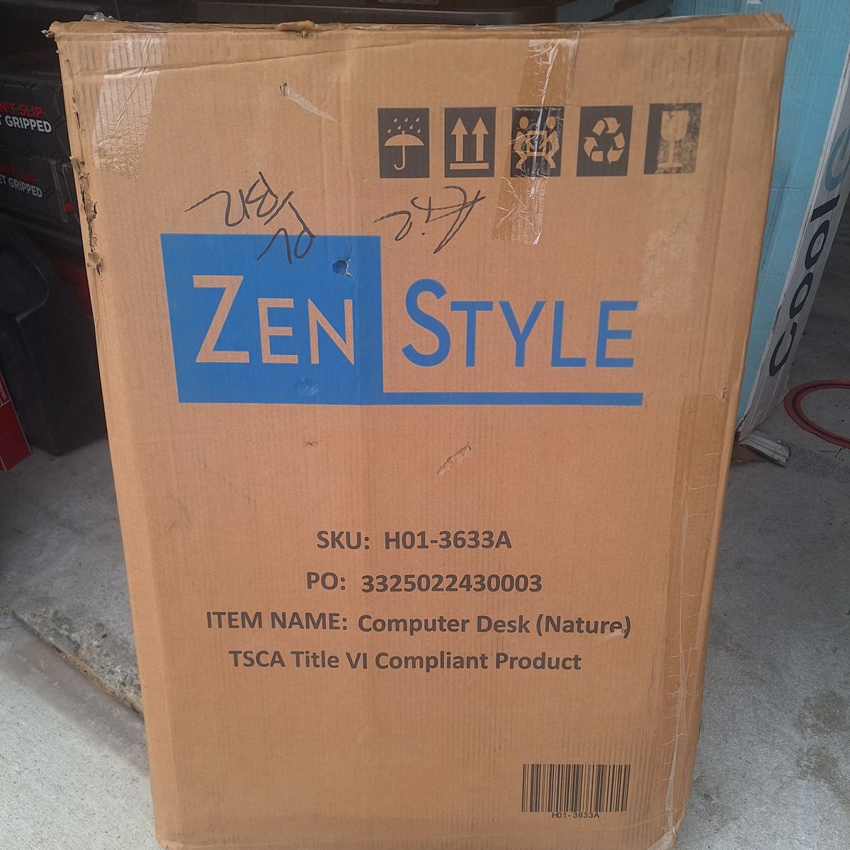 Zen Style Computer Desk 39x16.5 New In Box