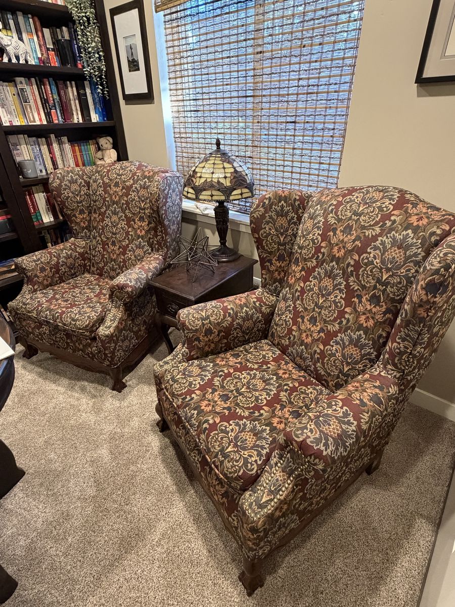 Wingback chairs