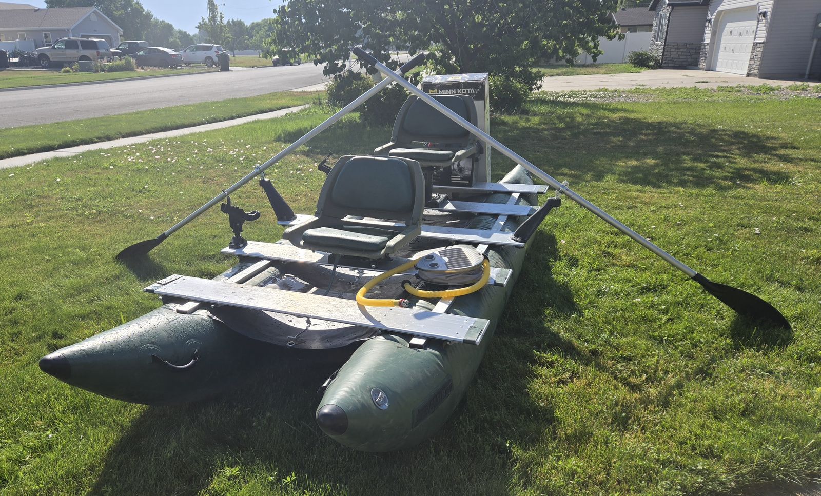 Sea Eagle Pontoon Boat w/ Motor