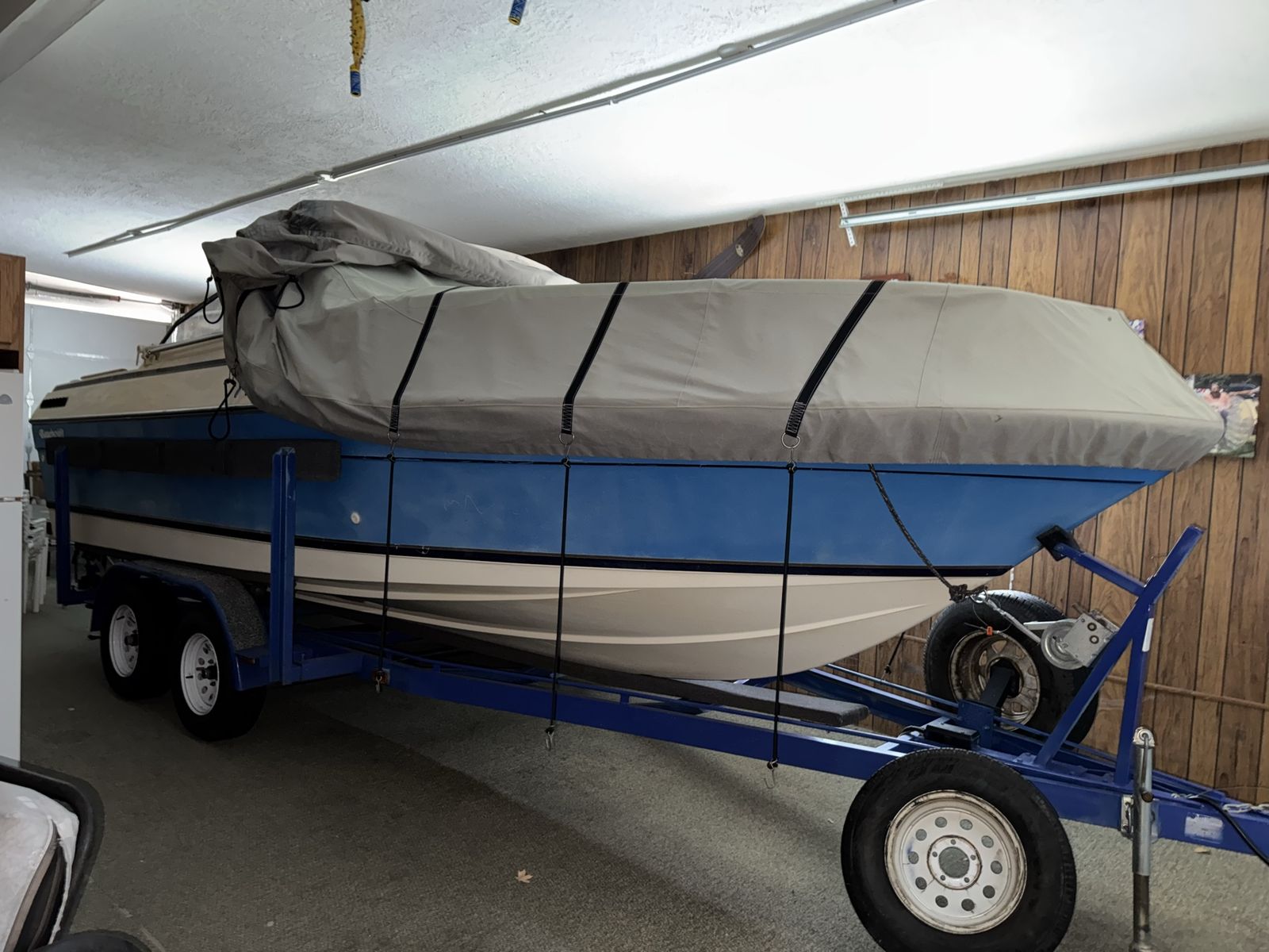 22 foot beachcraft boat new engine