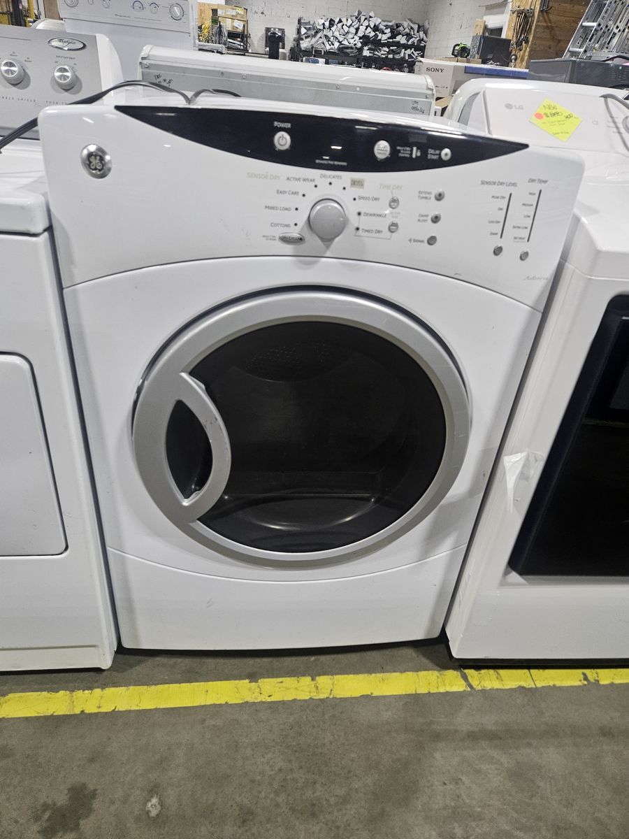 GE  Front Load Gas  Dryer - White