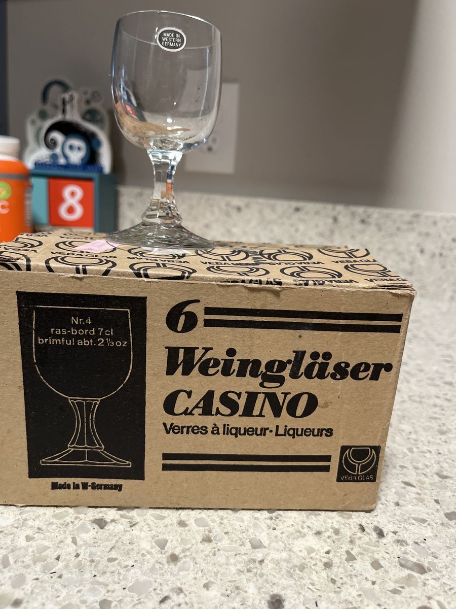  Wine glasses