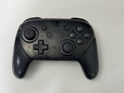 Nintendo Switch Pro Controller / Black Color / Cleaned & Tested