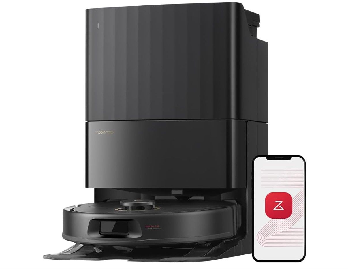 New Roborock Qrevo S5V Robot Vacuum and Mop 12000Pa Edge Mopping Self-Emptying