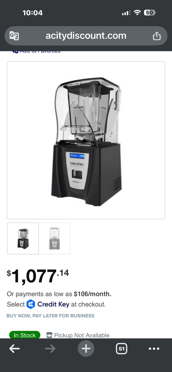 Smoothy Commercial Heavy Duty Blender