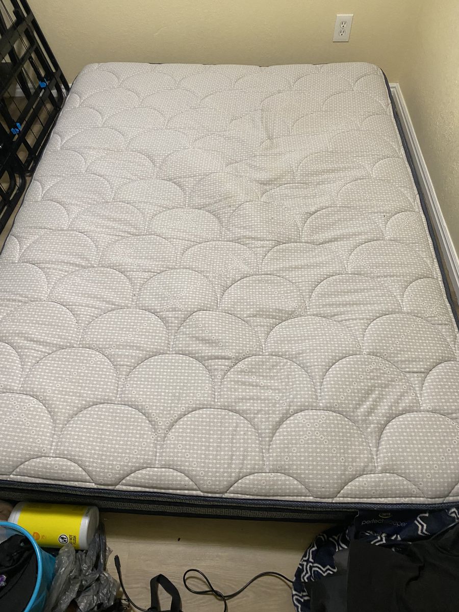Queen Size Mattress and Bedframe