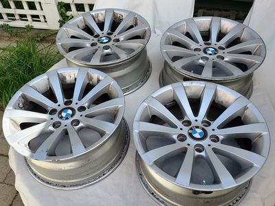 BMW 3 Series OEM 17" Wheels With Center Caps & TPS (5-120, 17x8, 34mm)
