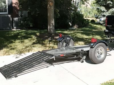 Kendon Go Series ride up single motorcycle trailer