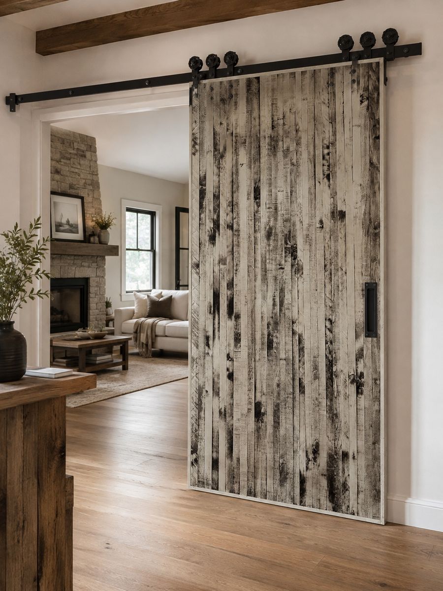 Rustic Sliding Barn Door (WILL DELIVER)