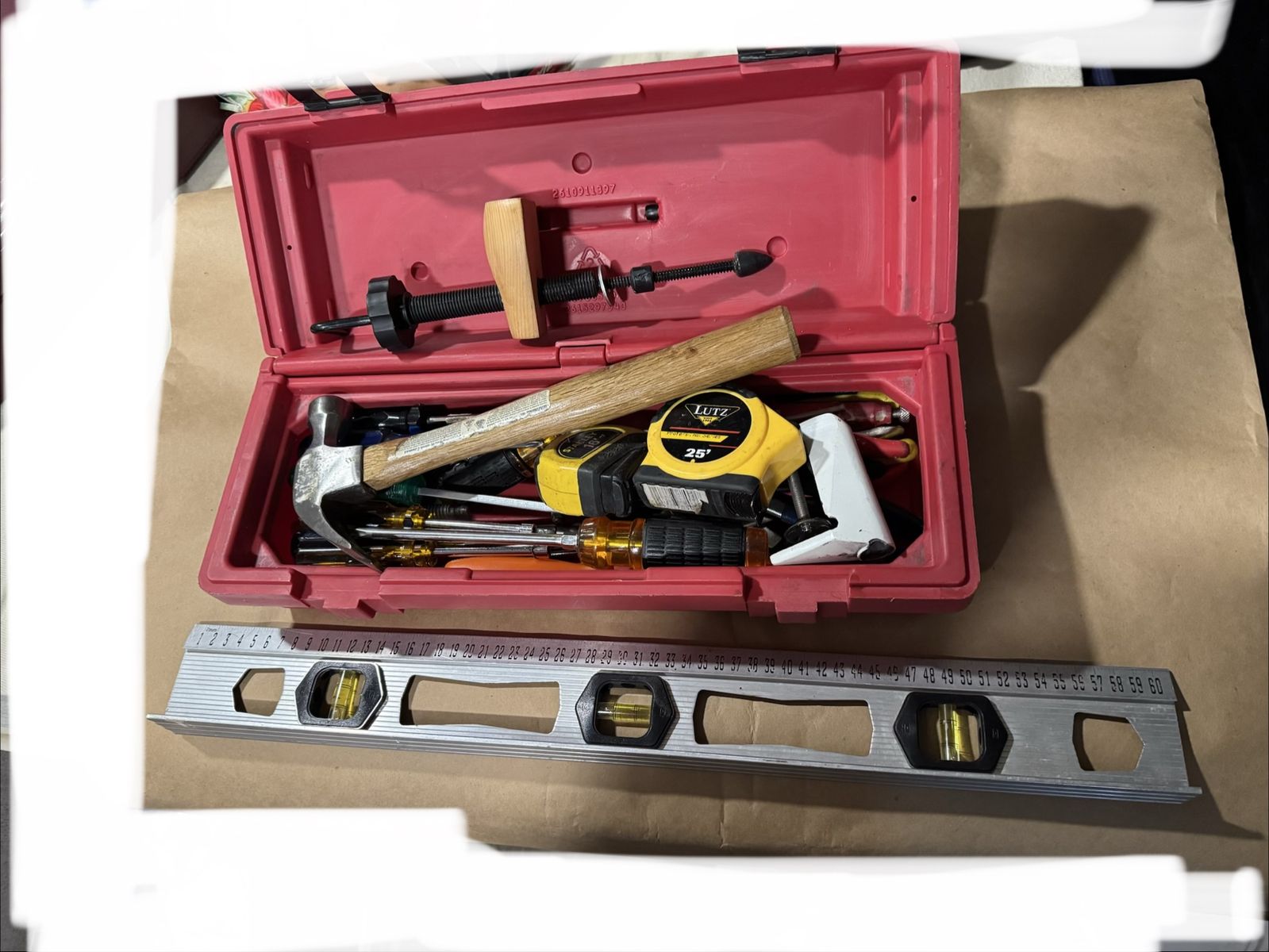 Tool box with lots of tools