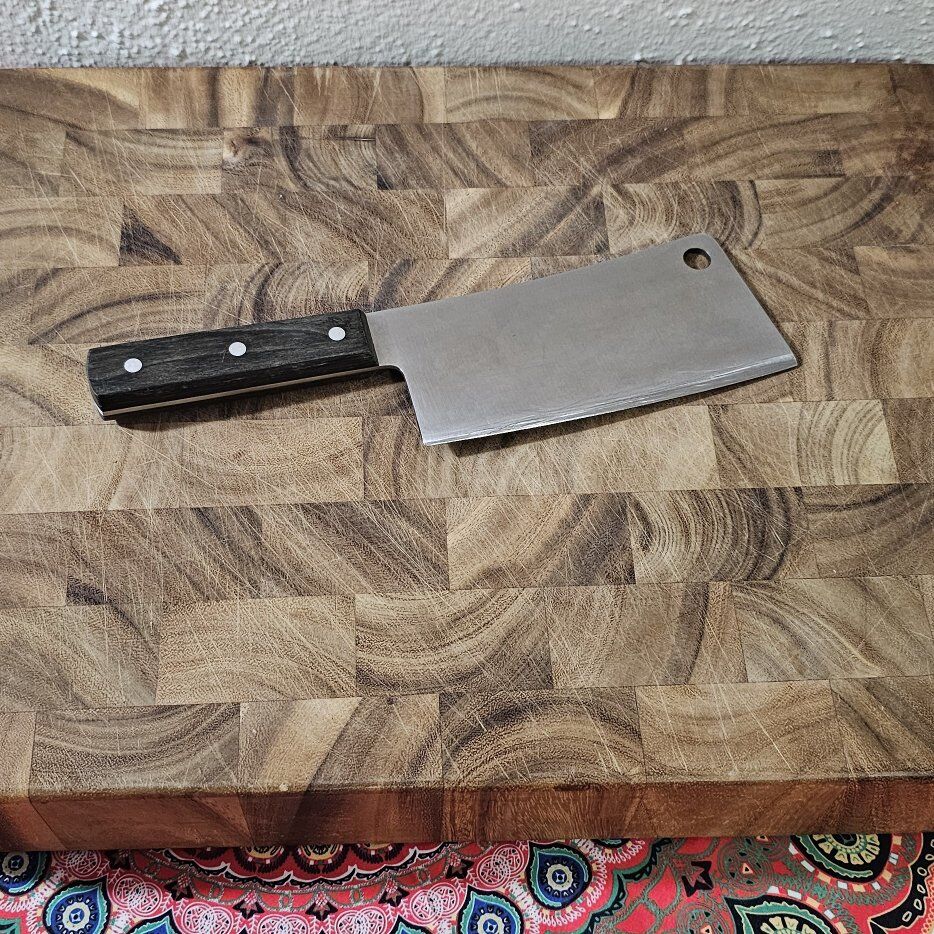 Crate & Barrel Butcher Block Cutting Board
