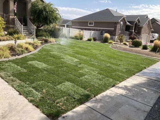 Excavation | Retaining Walls | Concrete Work | Landscaping Work | Grading | Sod Installation