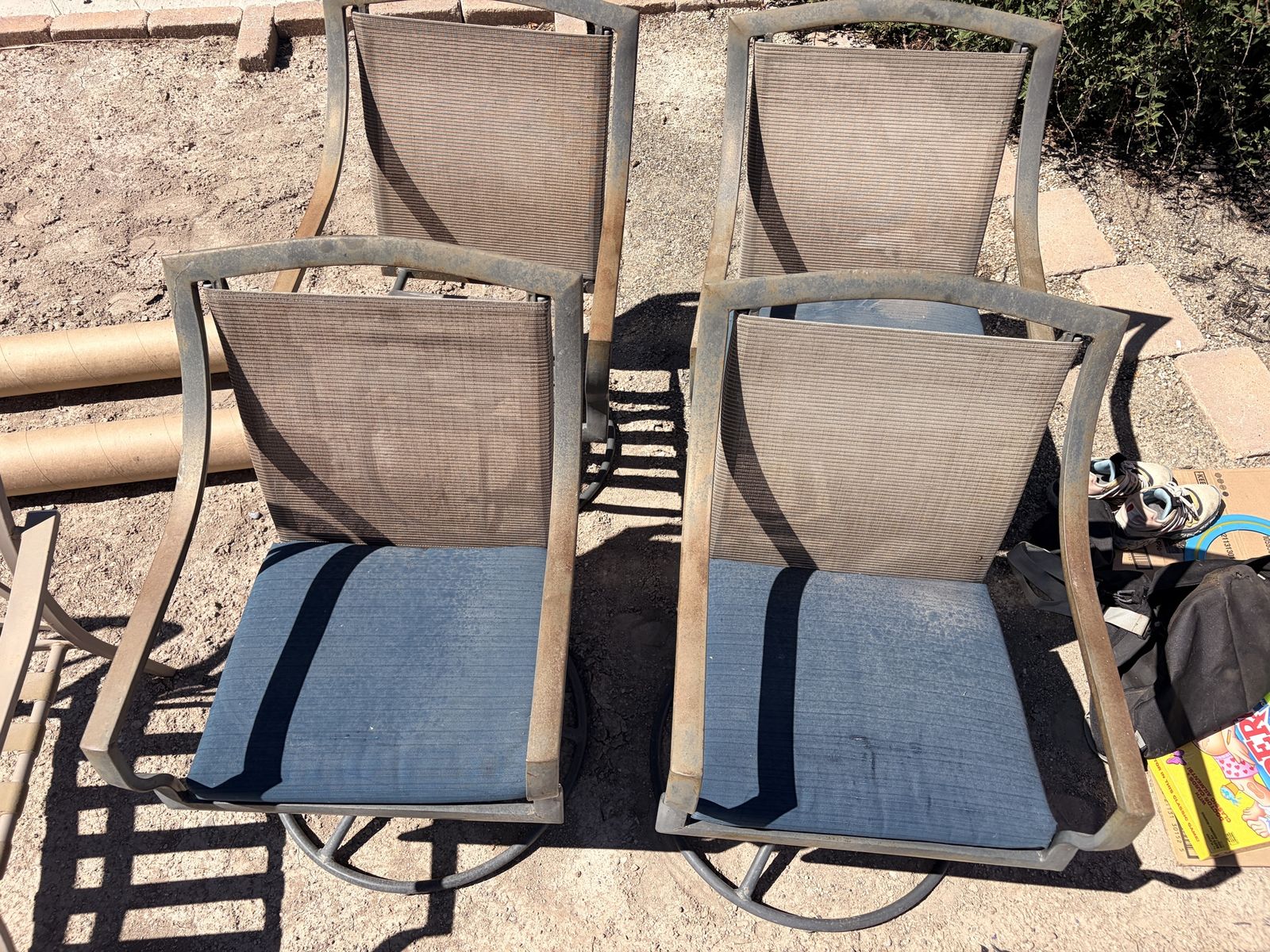 Outdoor patio chairs