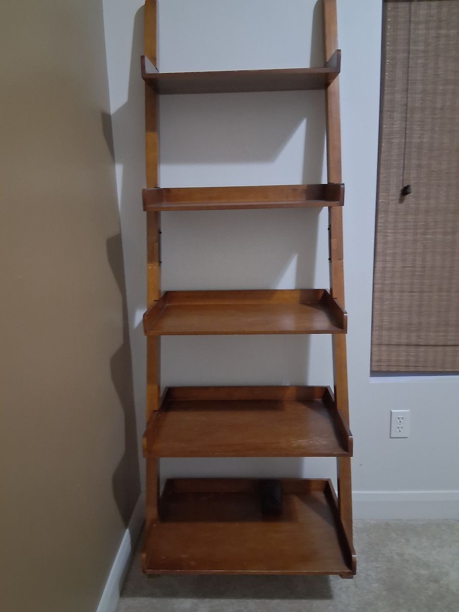 5-Shelf Ladder Bookcase $50 (OBO)