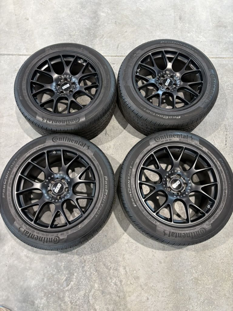 BBS CHR Wheel 19x9.5 5x112 +35 Bentley Continental ProContact RX 275x45R19