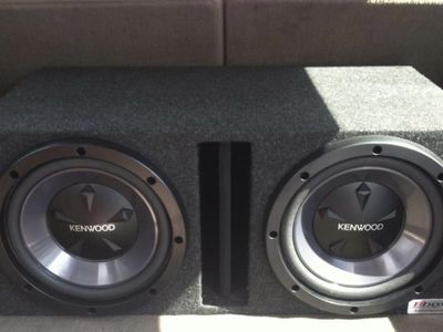 Kenwood subs with pioneer amp new