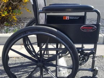 Advantage LX Removable Arm Wheelchair - Like New