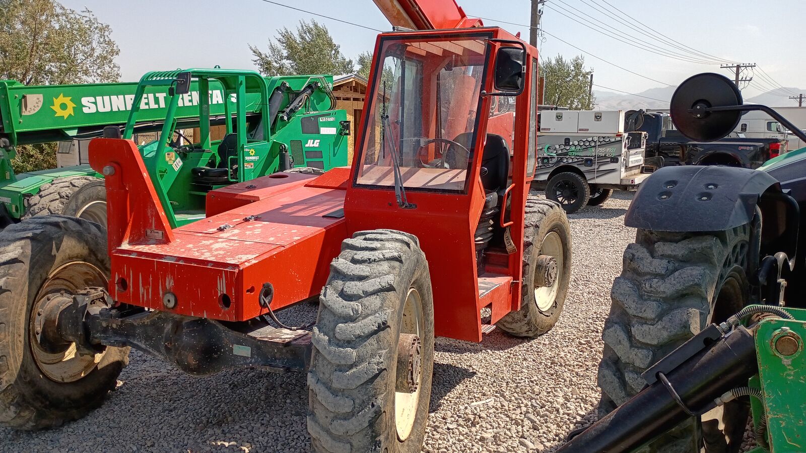 1997 JLG Skytrak 8042 with 4117 hours, everything works, read description.  forklift, telehandler