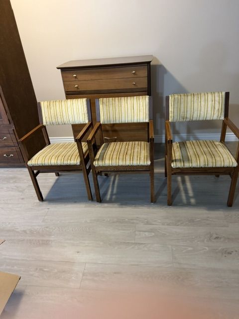 Solid Hard Wood Office Chairs