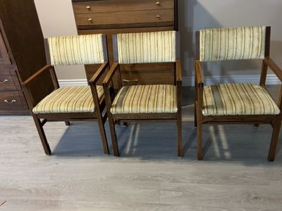 Solid Hard Wood Office Chairs