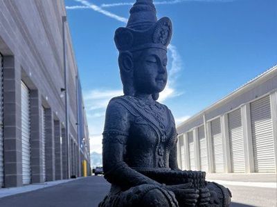 Indoor Outdoor Garden DecorTable Top Buddha Statue